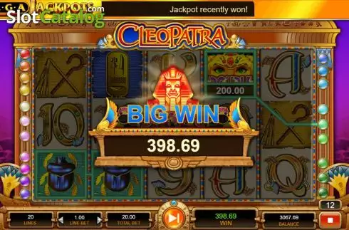 Скрин3. MegaJackpots Cleopatra слот