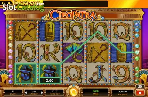 Скрин5. MegaJackpots Cleopatra слот