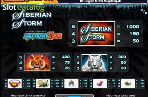 Скрин4. MegaJackpots Siberian Storm слот