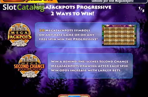 Скрин2. MegaJackpots Wolf Run слот