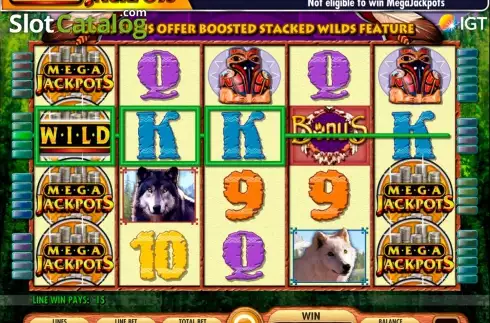 Скрин8. MegaJackpots Wolf Run слот