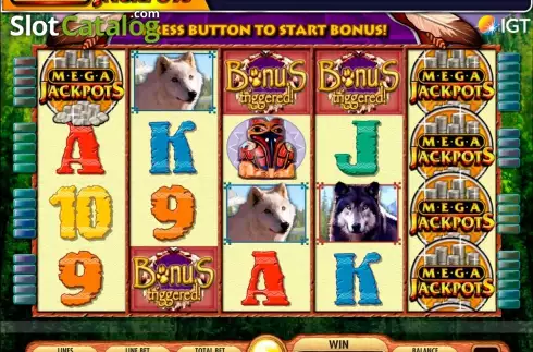 Скрин9. MegaJackpots Wolf Run слот