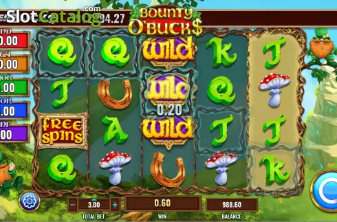 Скрин3. Powerbucks Bounty O'Bucks слот
