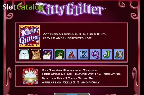 Скрин4. Kitty Glitter слот