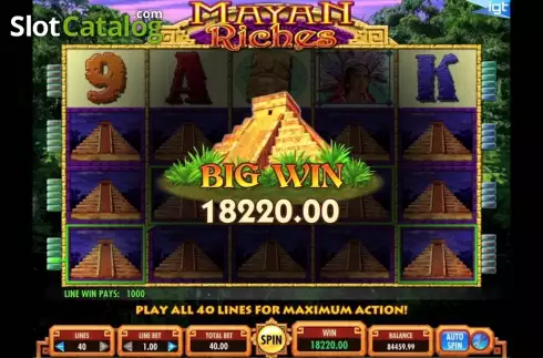 Скрин3. Mayan Riches слот