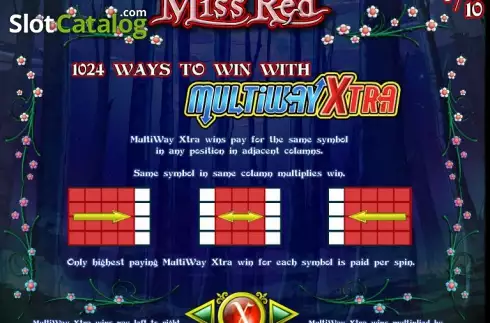 Скрин5. Miss Red слот