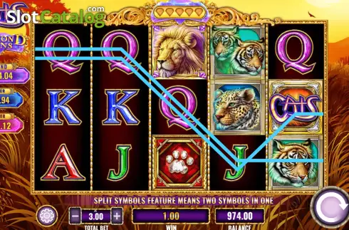 Скрин3. Cats Diamond Spins слот