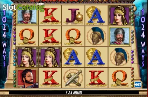Скрин2. Treasures of Troy слот