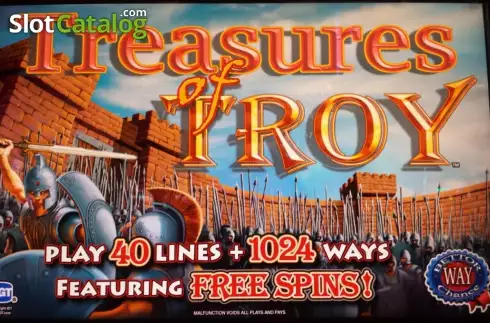 Скрин4. Treasures of Troy слот