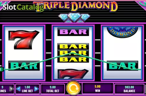 Скрин4. Triple Diamond слот