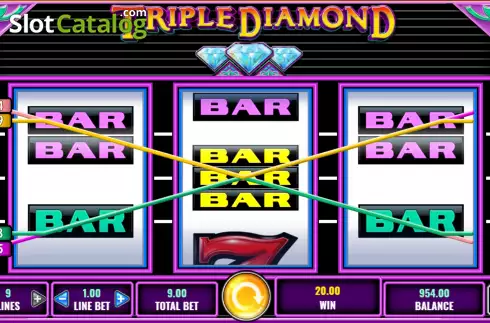 Скрин6. Triple Diamond слот