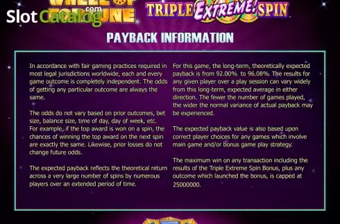Скрин6. Wheel of Fortune Triple Extreme Spin слот