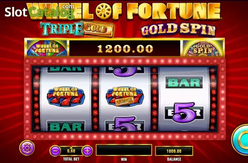 Скрин2. Wheel of Fortune Triple Gold Gold Spin слот