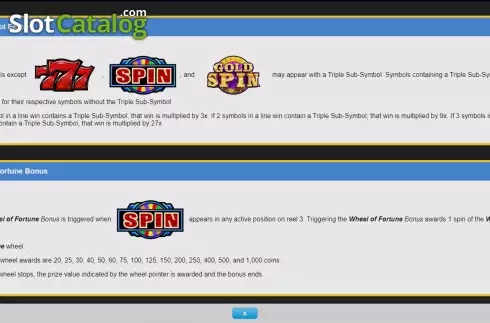 Скрин8. Wheel of Fortune Triple Gold Gold Spin слот