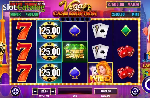 Скрин3. Cash Eruption Vegas слот