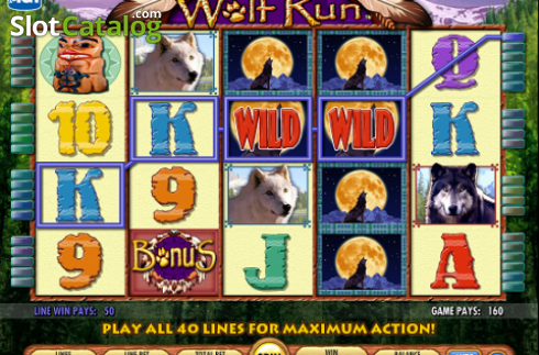Скрин3. Wolf Run слот