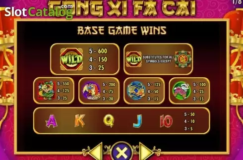 Скрин7. Gong Xi Fa Cai (IGT) слот