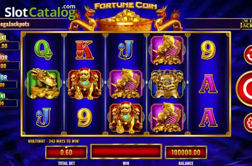 Скрин2. Fortune Coin MegaJackpots слот