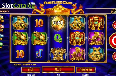 Скрин3. Fortune Coin MegaJackpots слот