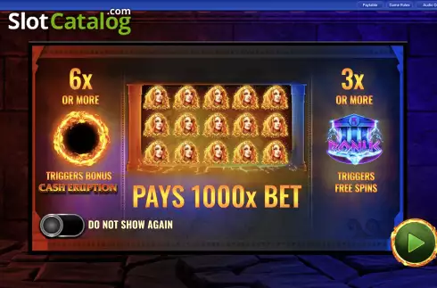 Скрин2. Cash Eruption Hephaestus слот