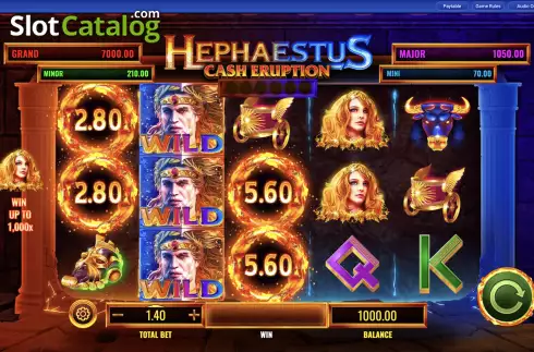 Скрин3. Cash Eruption Hephaestus слот