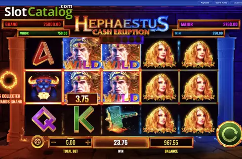 Скрин5. Cash Eruption Hephaestus слот