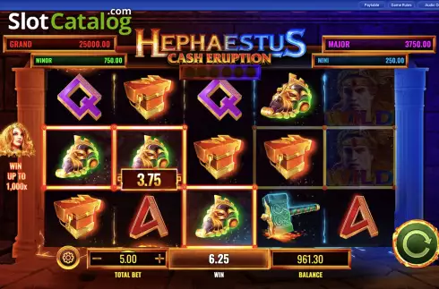 Скрин6. Cash Eruption Hephaestus слот