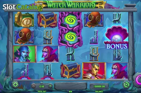 Скрин2. Water Warriors слот