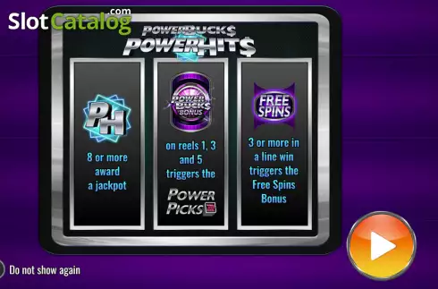 Скрин2. PowerBucks PowerHits слот