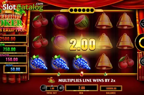 Скрин4. Cash Eruption Red Hot Joker слот