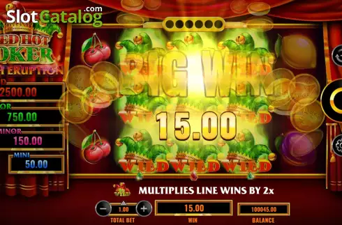 Скрин6. Cash Eruption Red Hot Joker слот