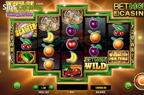 Скрин2. Wheel of Fortune Triple Extreme Spin BetMGM слот