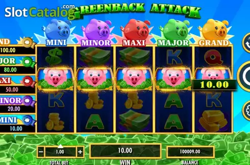 Скрин4. Greenback Attack слот