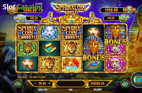 Скрин2. Sphinx Coin Boost слот