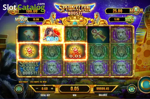 Скрин3. Sphinx Coin Boost слот