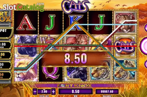 Скрин3. Fort Knox Cats слот