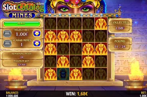 Скрин3. Cleopatra: Mines слот