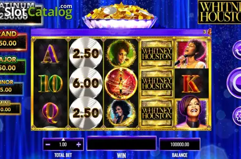 Скрин2. Whitney Houston слот