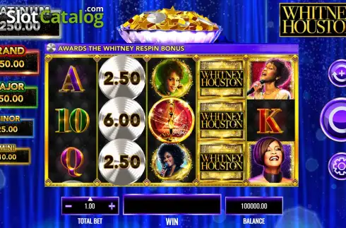 Скрин3. Whitney Houston слот