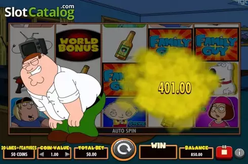 Скрин6. Family Guy слот