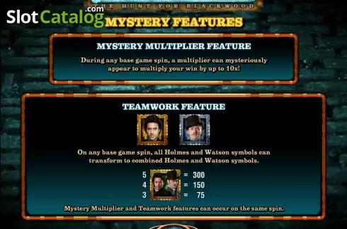 Скрин4. Sherlock Holmes The Hunt for Blackwood Slot слот