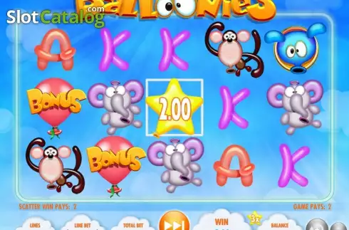 Скрин3. Balloonies слот