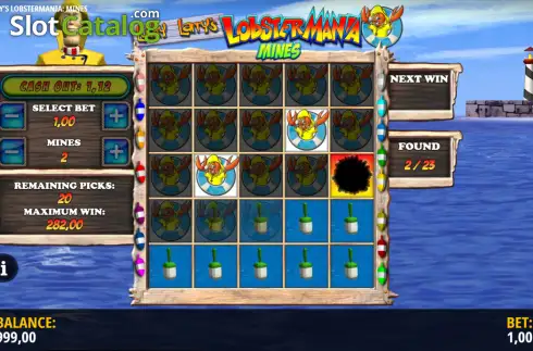 Скрин3. Lucky Larry's Lobstermania Mines слот