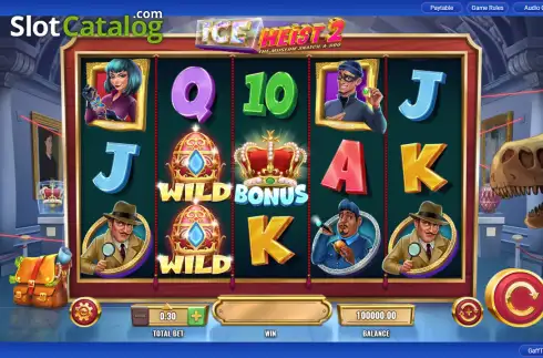 Скрин2. Ice Heist 2: The Museum Snatch-a-Roo слот