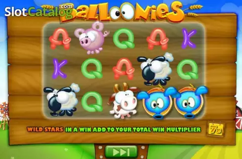 Скрин2. Balloonies Farm слот