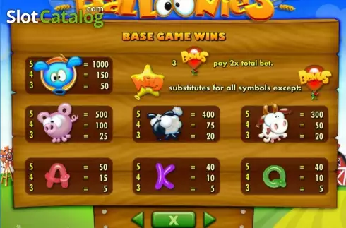 Скрин7. Balloonies Farm слот