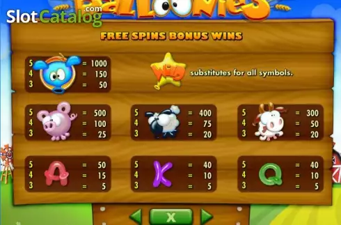 Скрин8. Balloonies Farm слот
