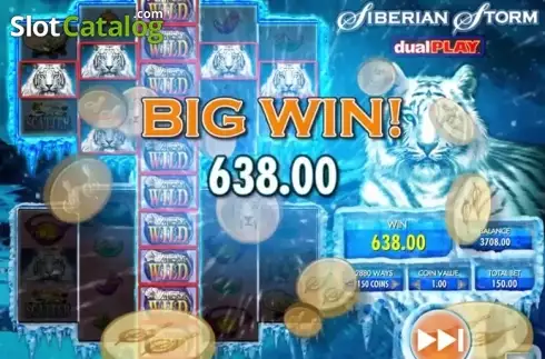 Скрин3. Siberian Storm Dual Play слот