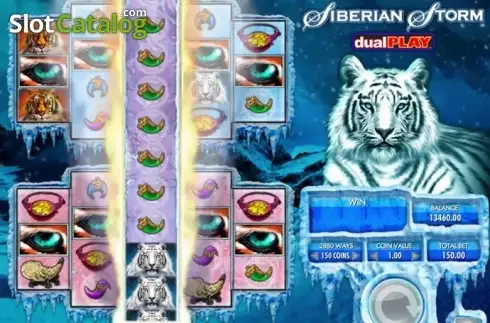 Скрин4. Siberian Storm Dual Play слот