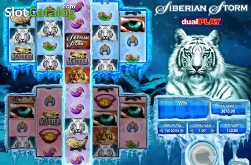 Скрин6. Siberian Storm Dual Play слот